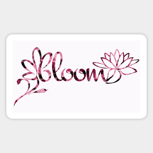 Bloom Logo Floral Magnet